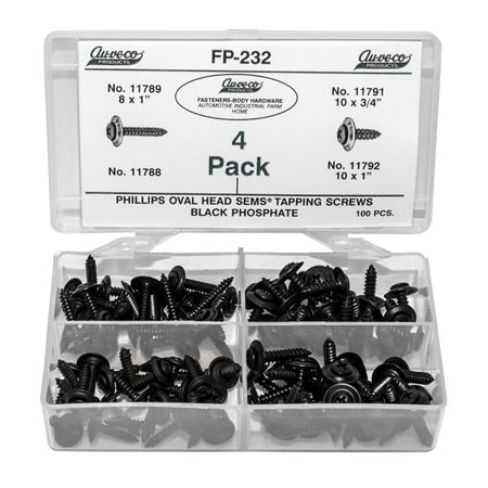 Auveco PHIL OVAL HD SEMS T.S. BLK/PHOS AVFP-232